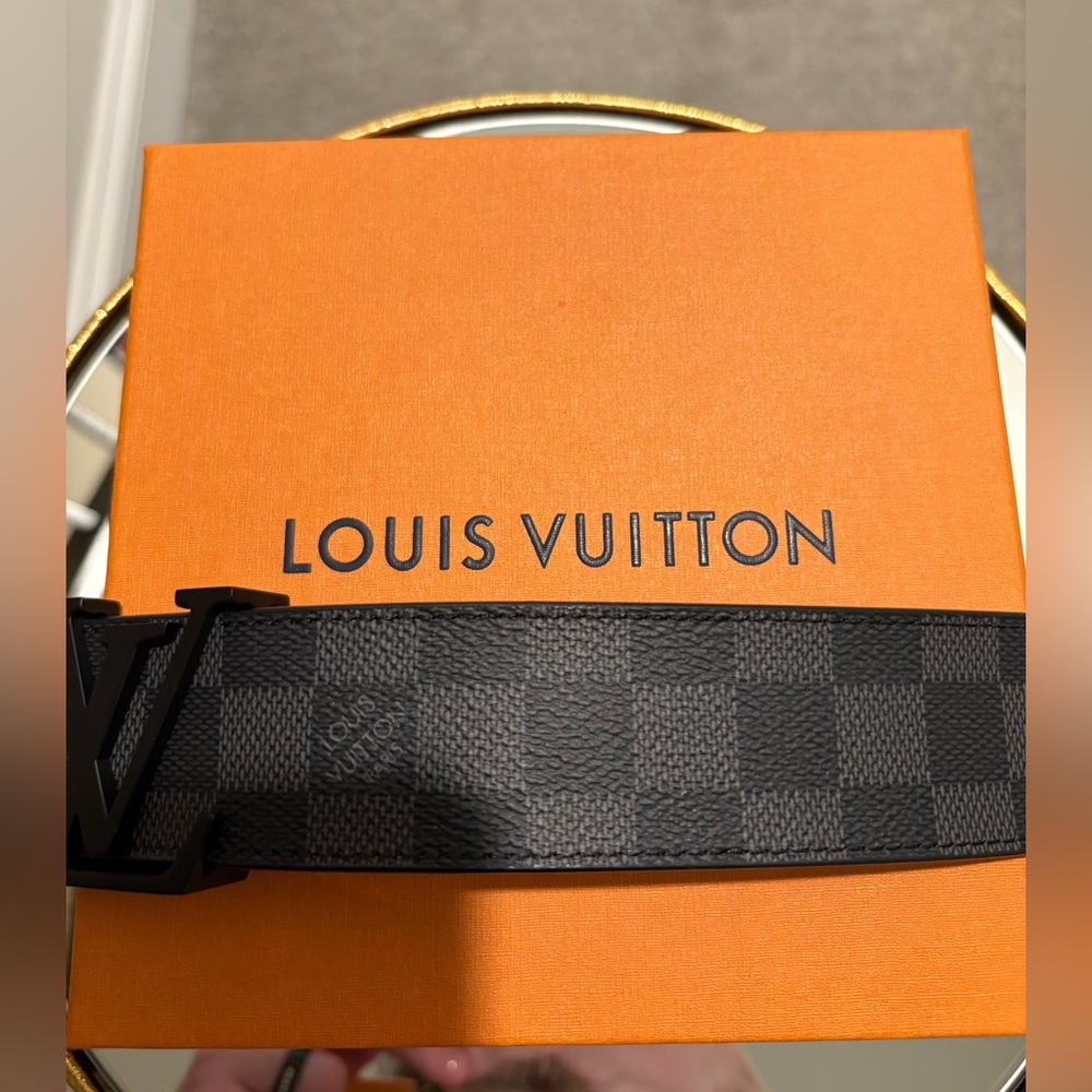 Damier Graphite Black/grey Men’s Belt LV BELT - Picture 6 of 10